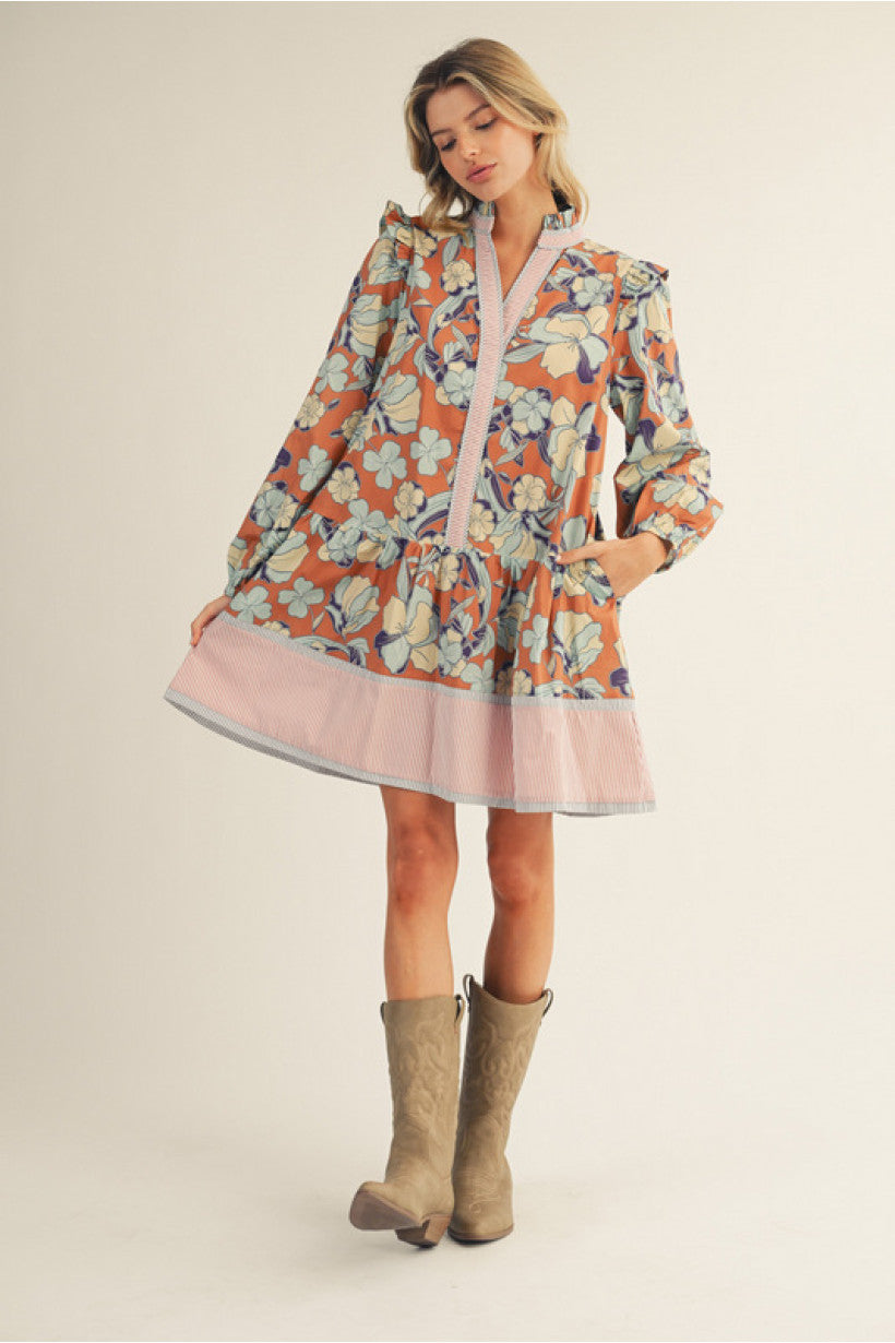 Sissy Ruffle Floral Dress