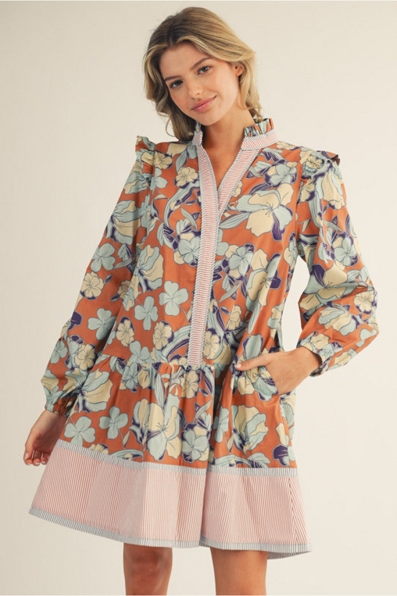 Sissy Ruffle Floral Dress