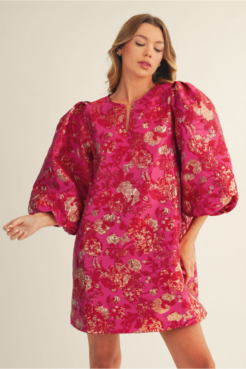 Gillian Gold Mix Dress