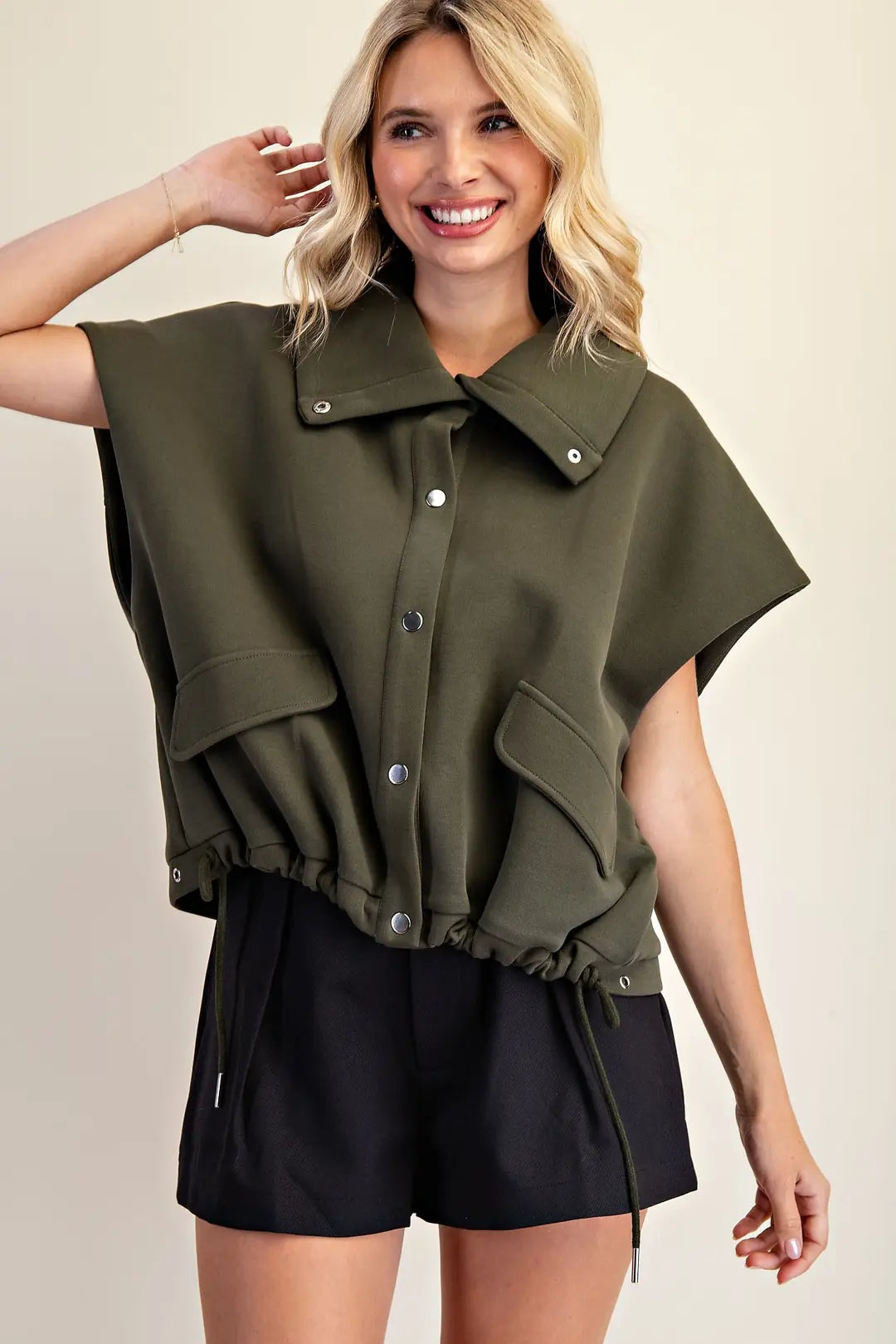 Laurel High Neck Vest