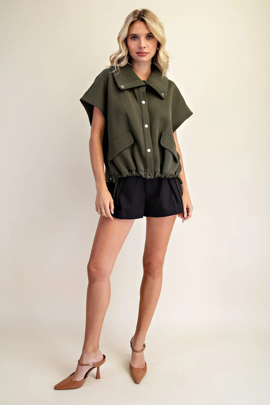 Laurel High Neck Vest