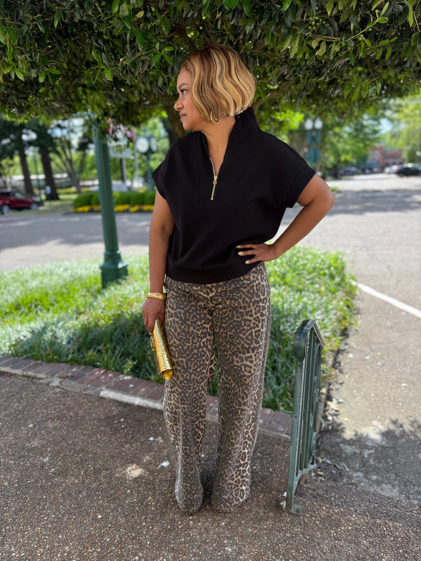 Leopard Jeans
