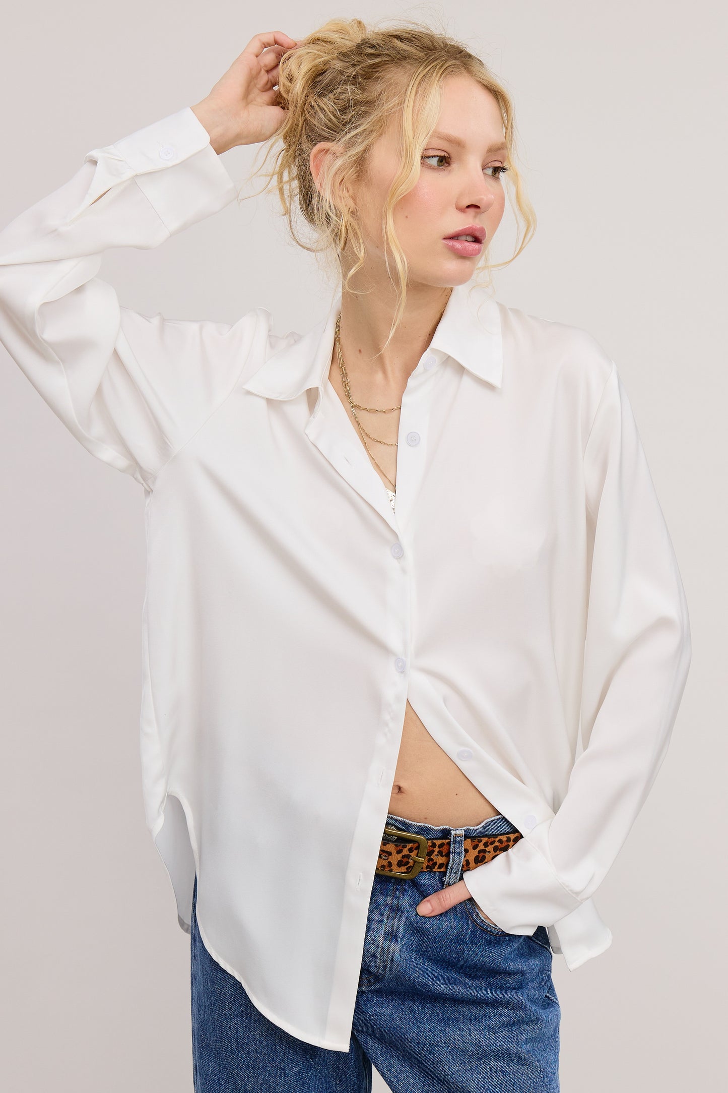 Mimosa White Blouse
