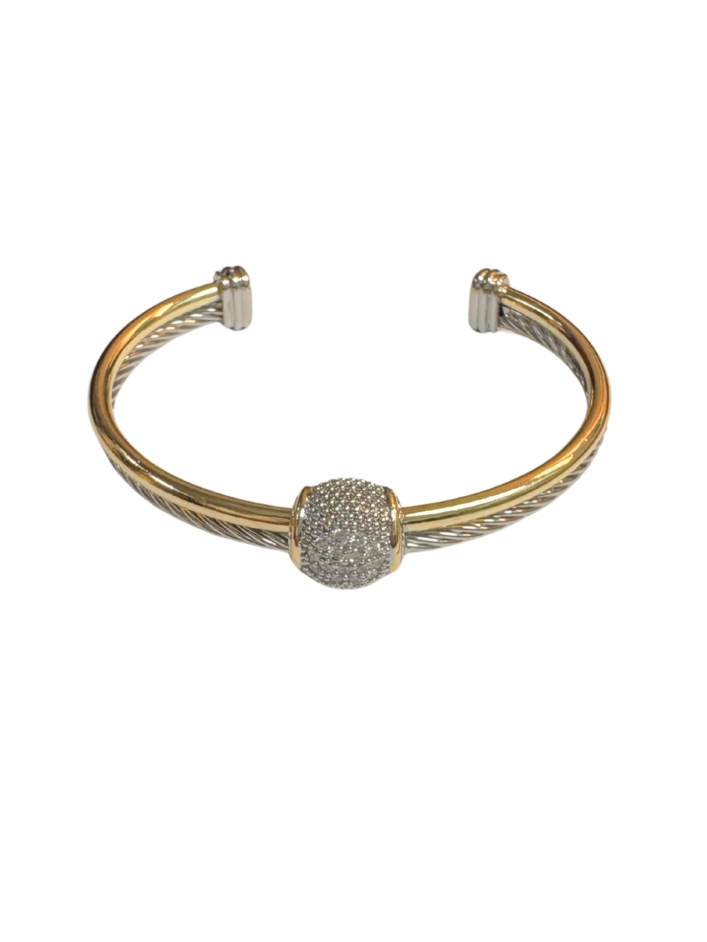 Bedazzled Mixed Metal Bracelet