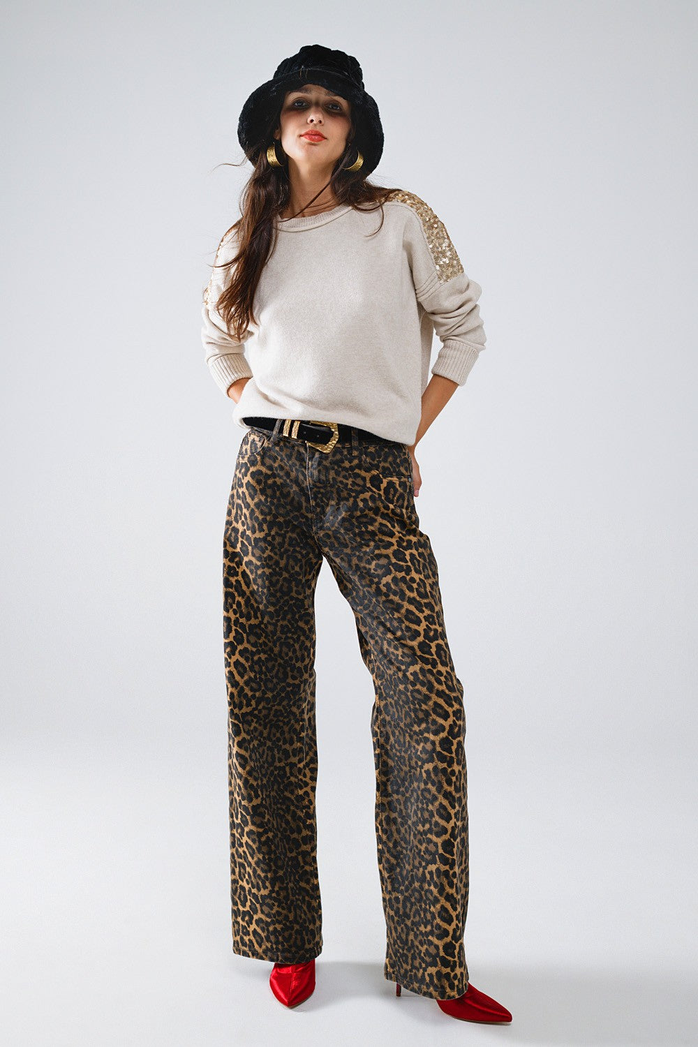 Leopard Jeans