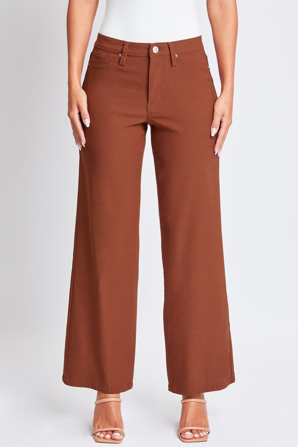 New! Hyperstretch High Rise Wide Leg Pants