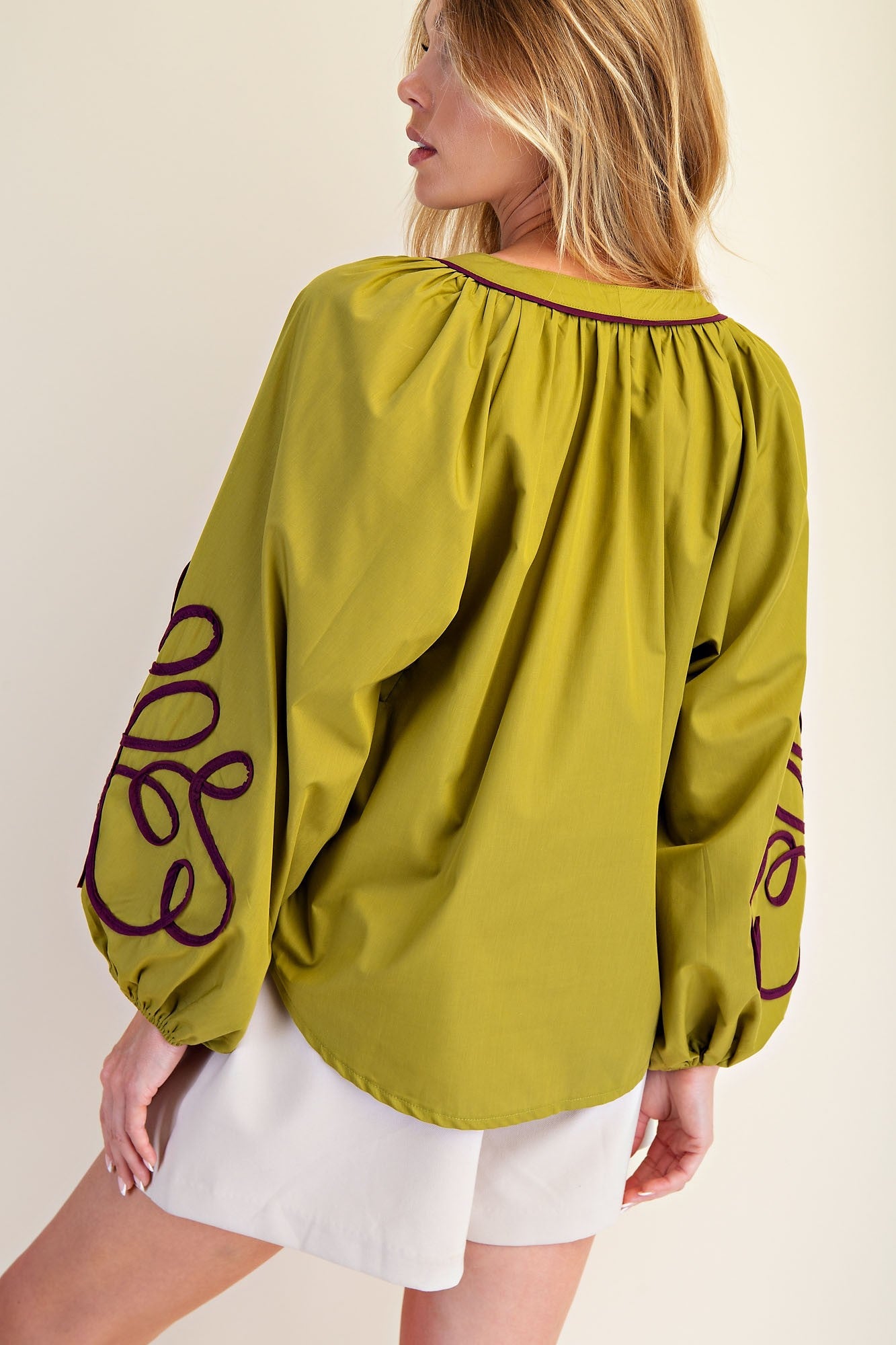 Chartreuse Blouse