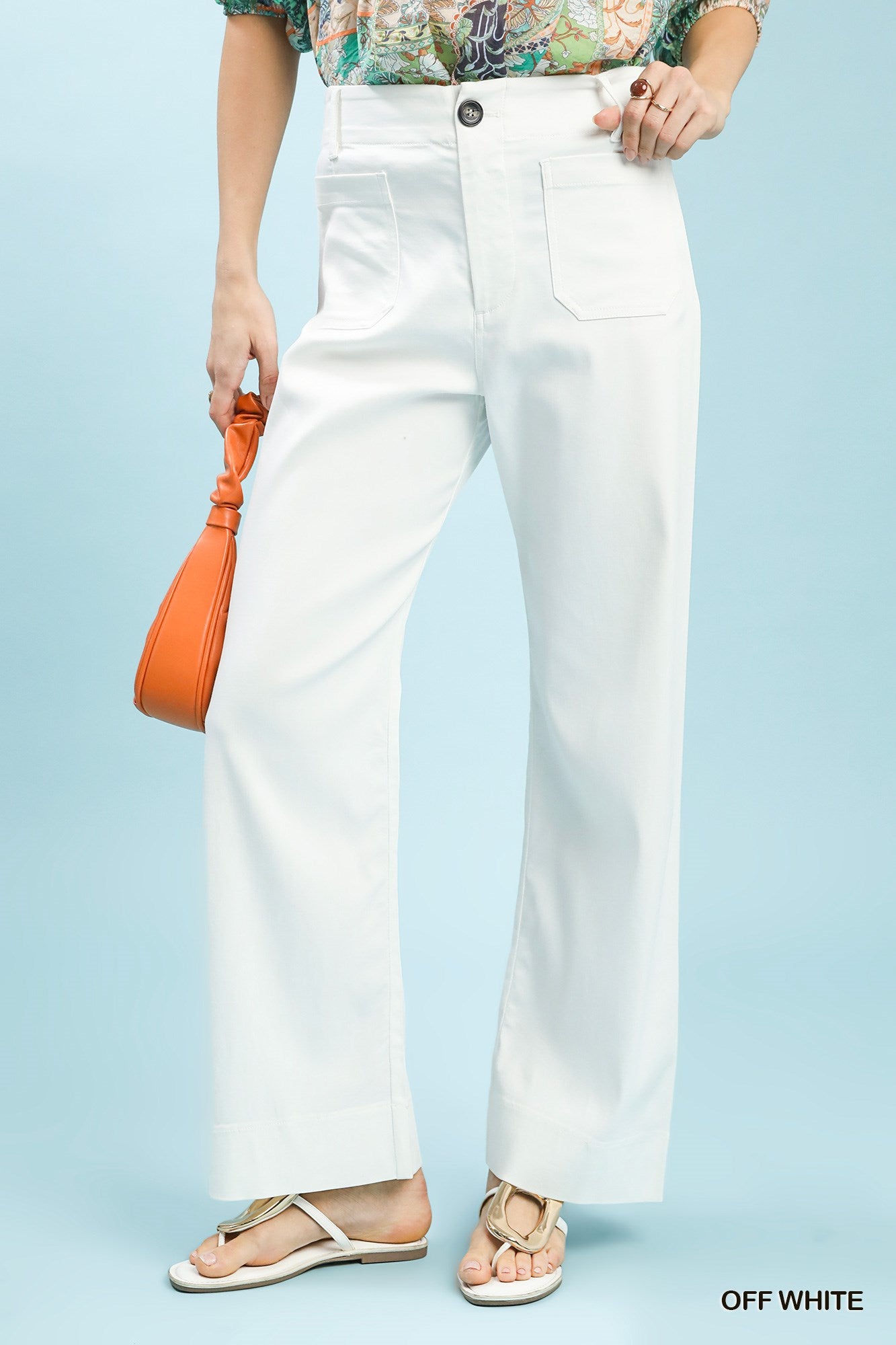Maggie Button Front Pants