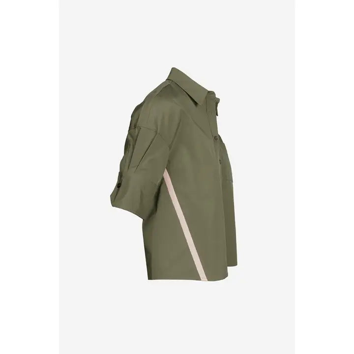 Matrix Crossover Trim Blouse