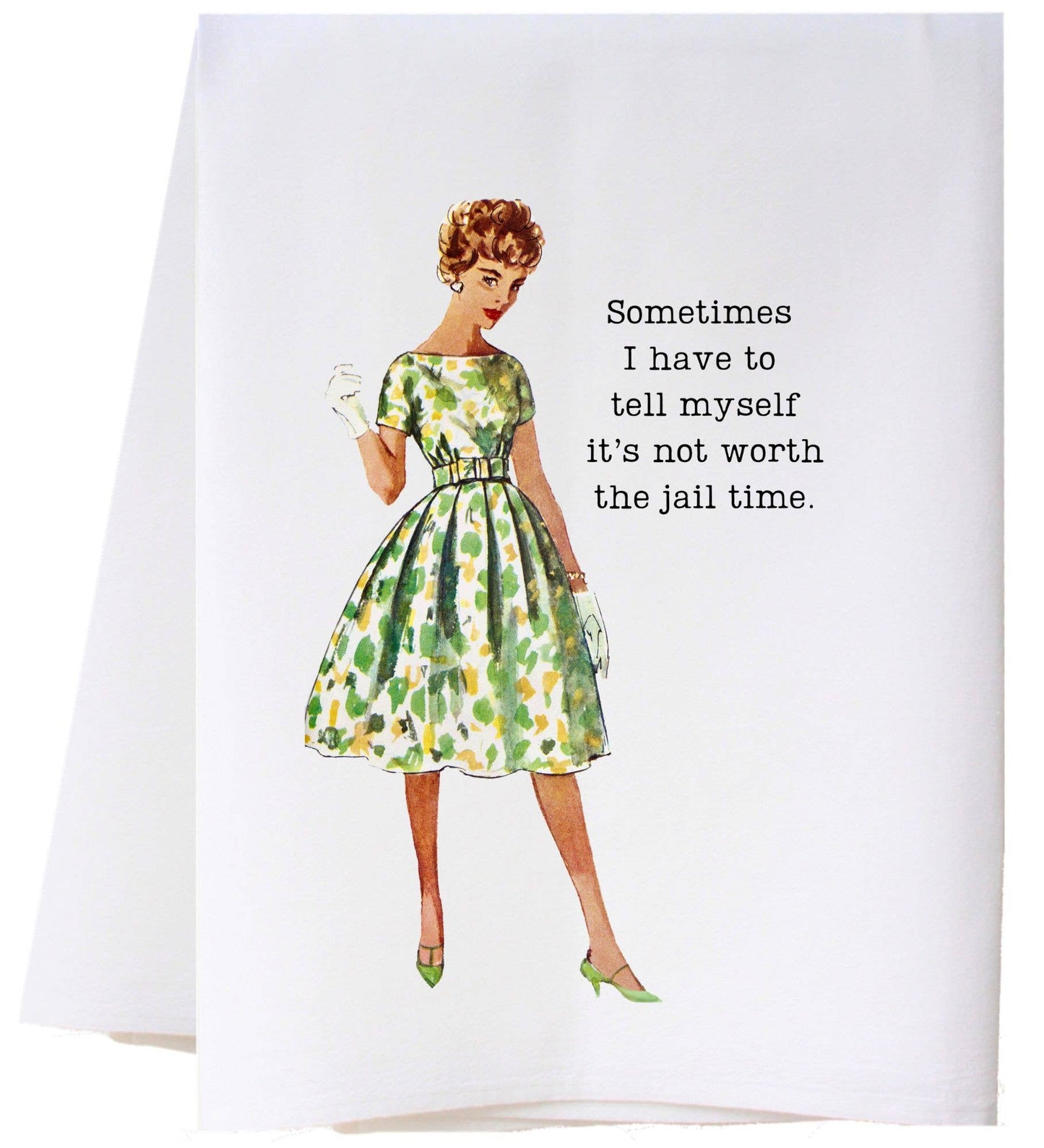 JAIL TIME FLOUR SACK TOWEL