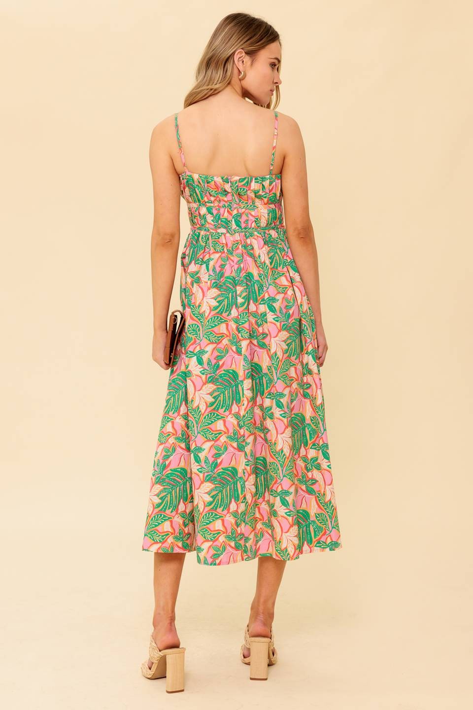 Tancie Floral Midi Dress