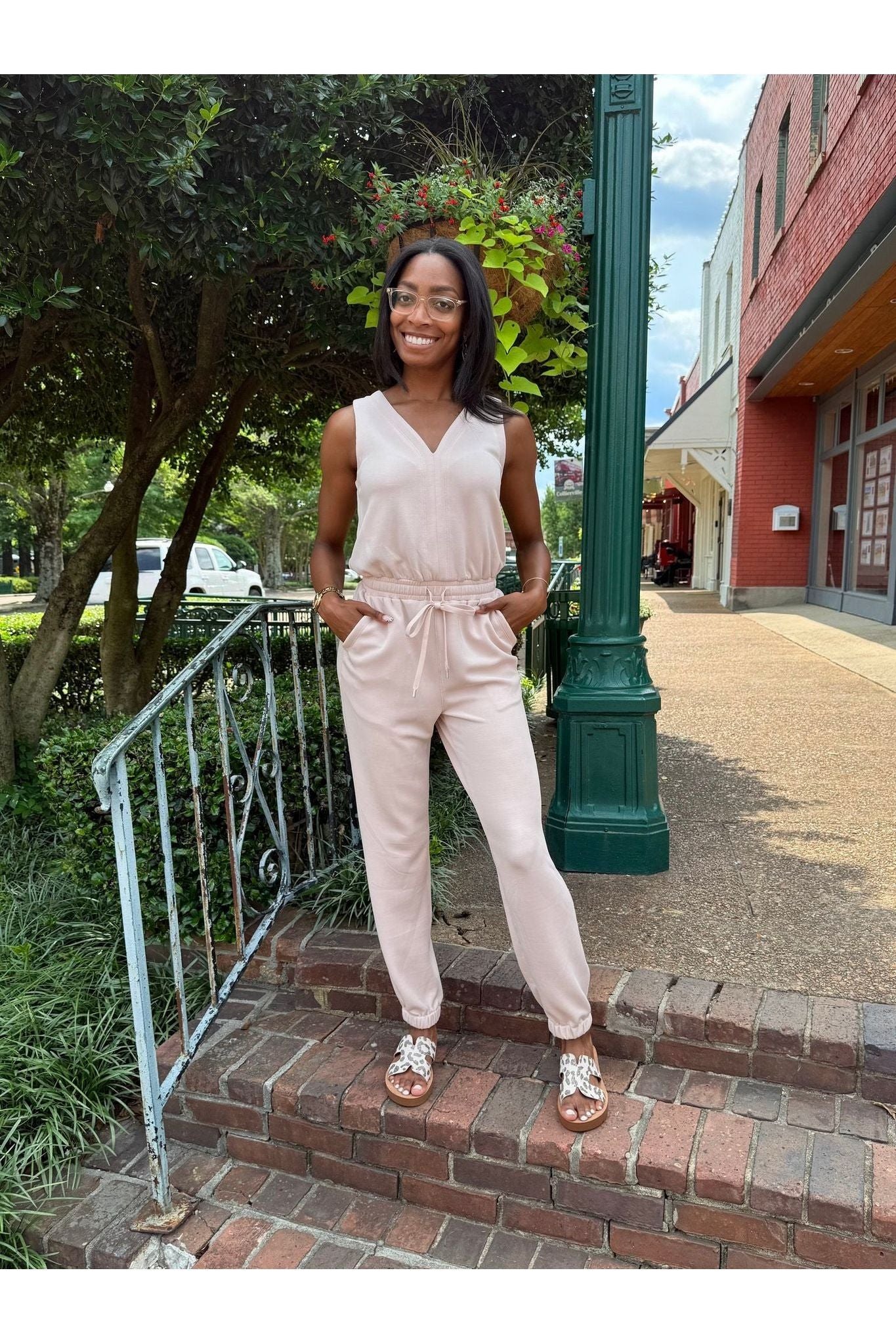 Pale Blush Jumpsuit