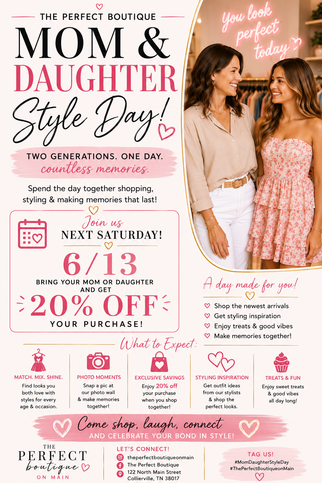 Mother and Daughter Style Day