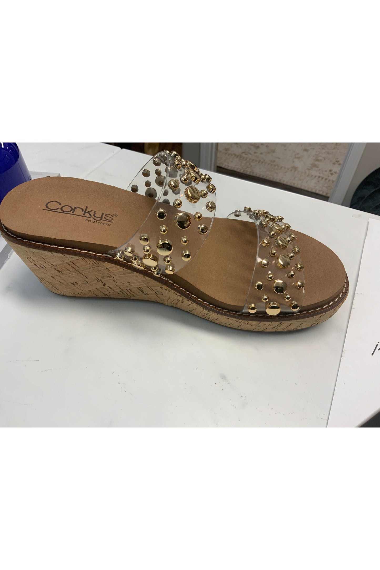 Corkys clear bad habit Sandal