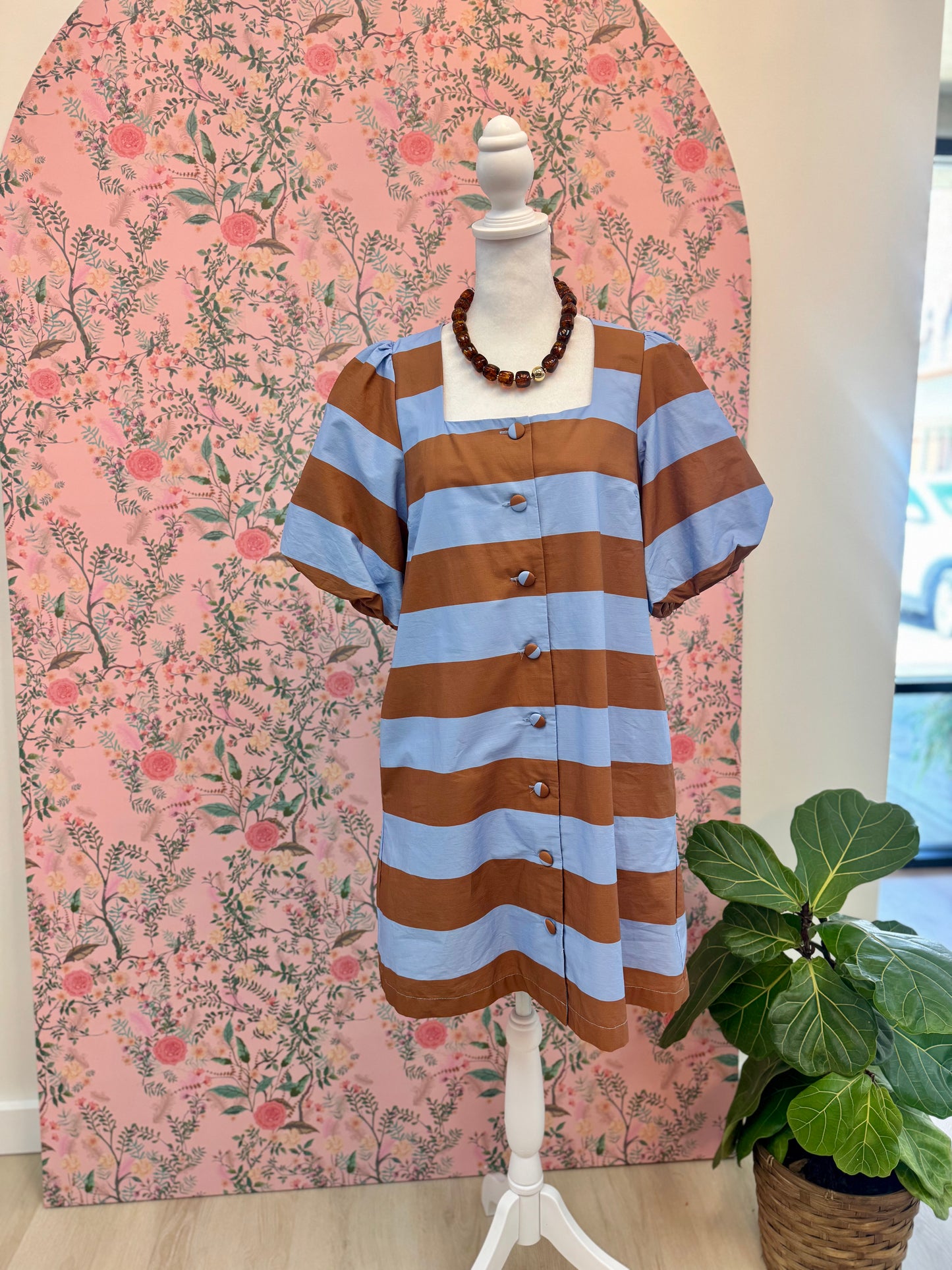 Heather Striped Dress