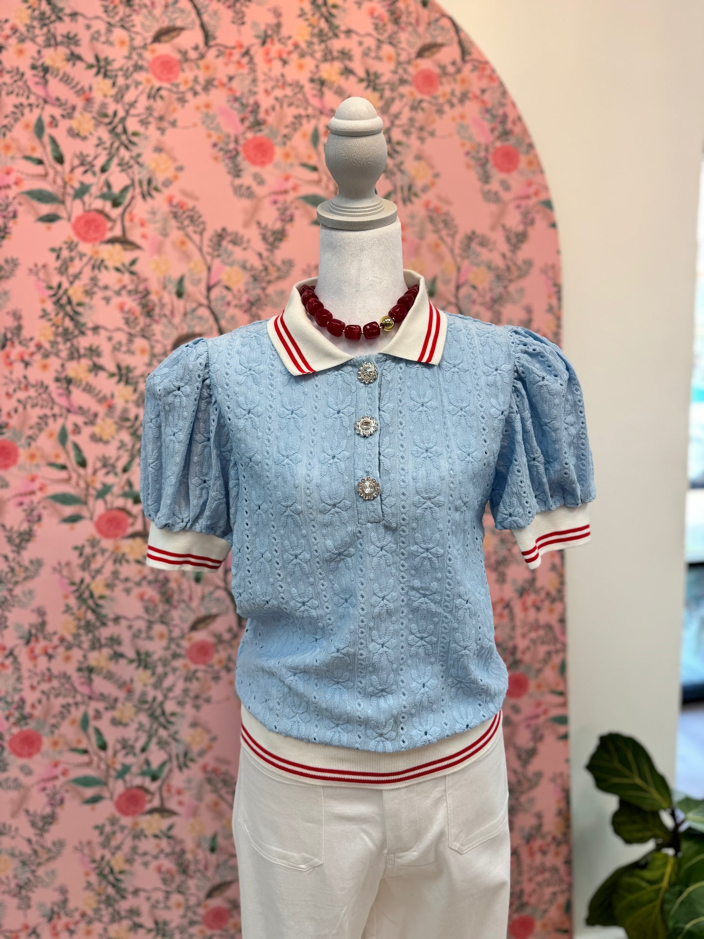 Missy Lace Knit Top