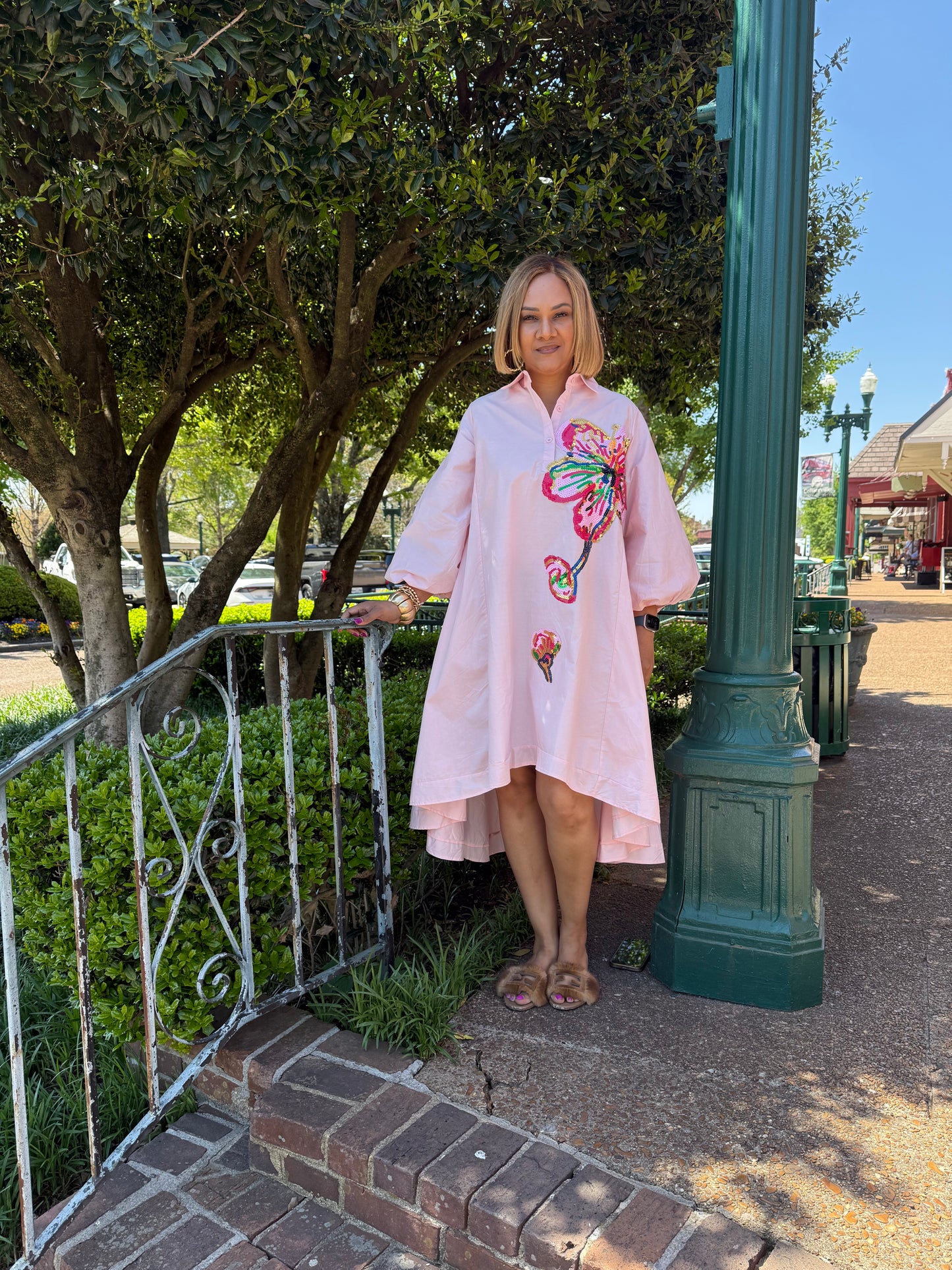 Aria Embellished Dress