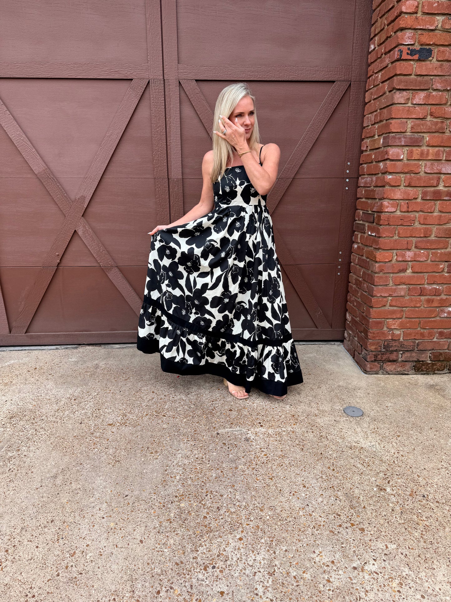 Floral Tiered Maxi Dress