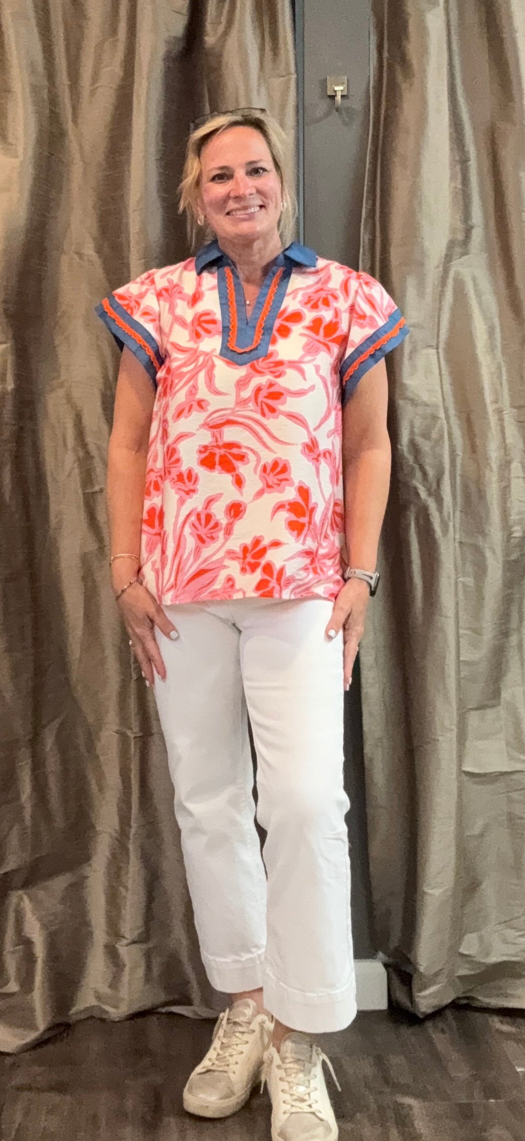Zoe Flutter Top