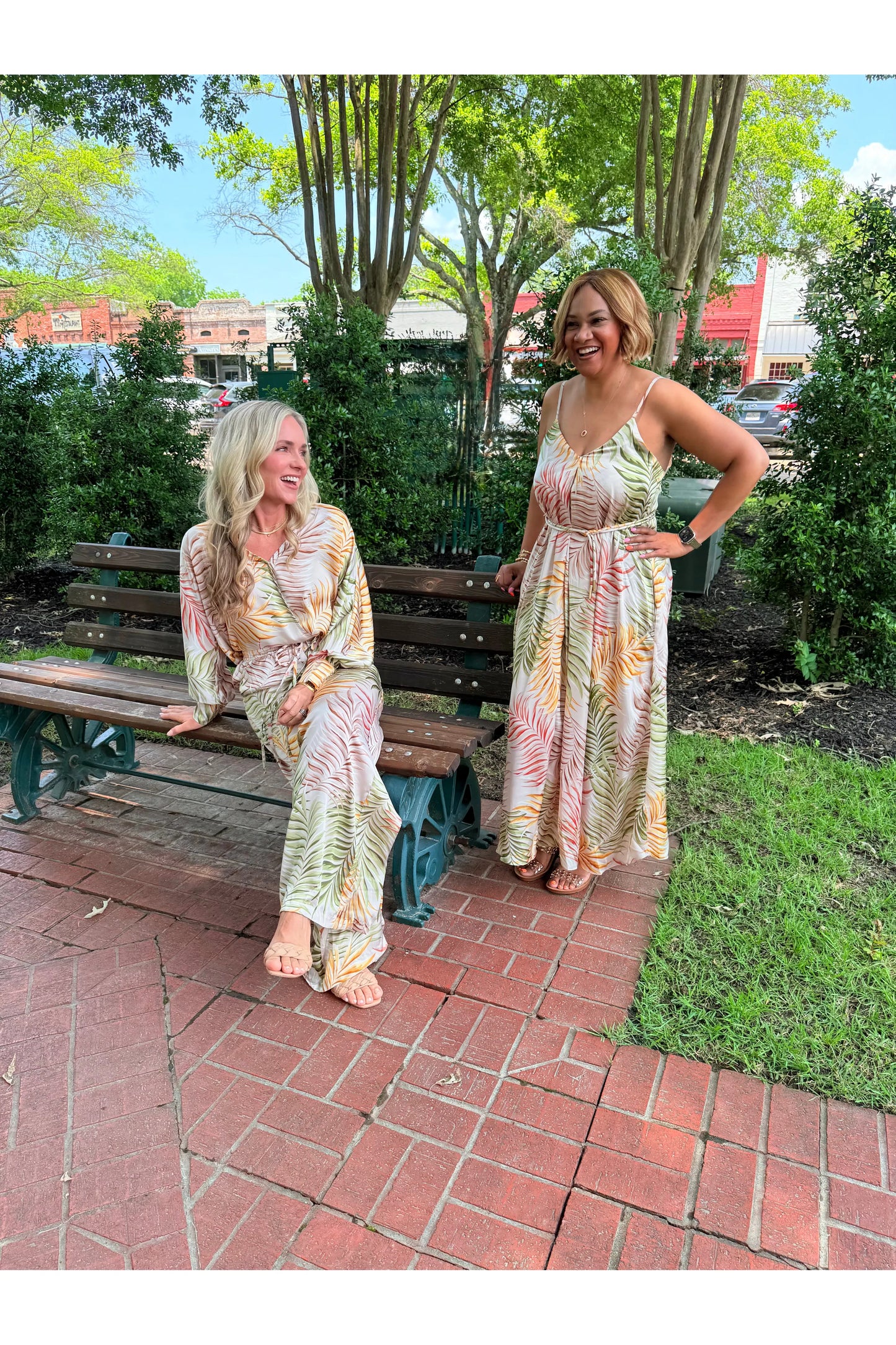 Desert Palm Maxi Dress