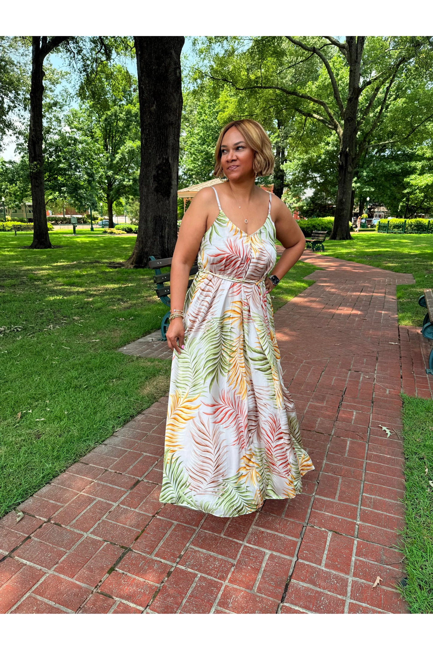 Desert Palm Maxi Dress