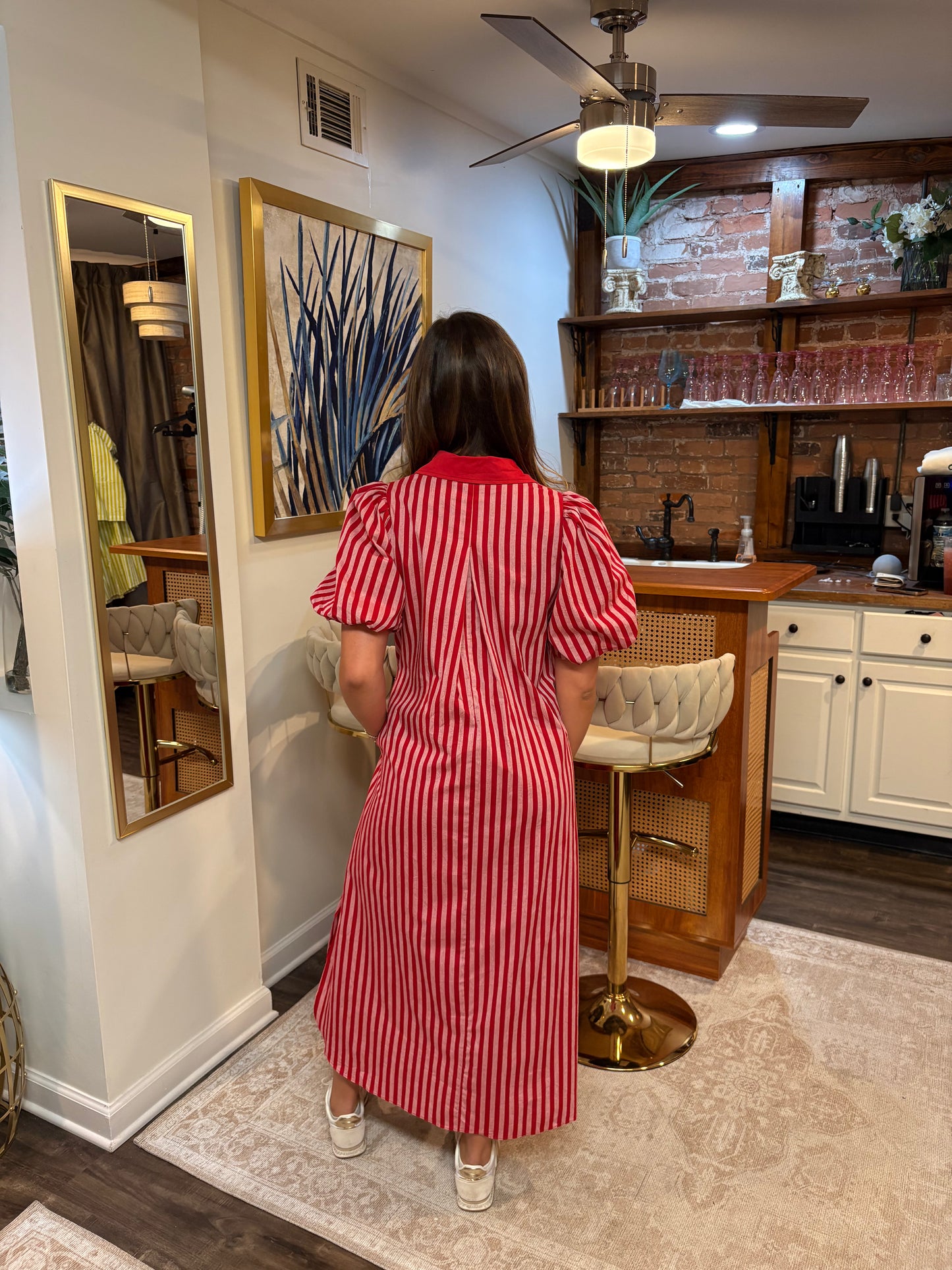 Sloane Short Sleeve Midi Dress