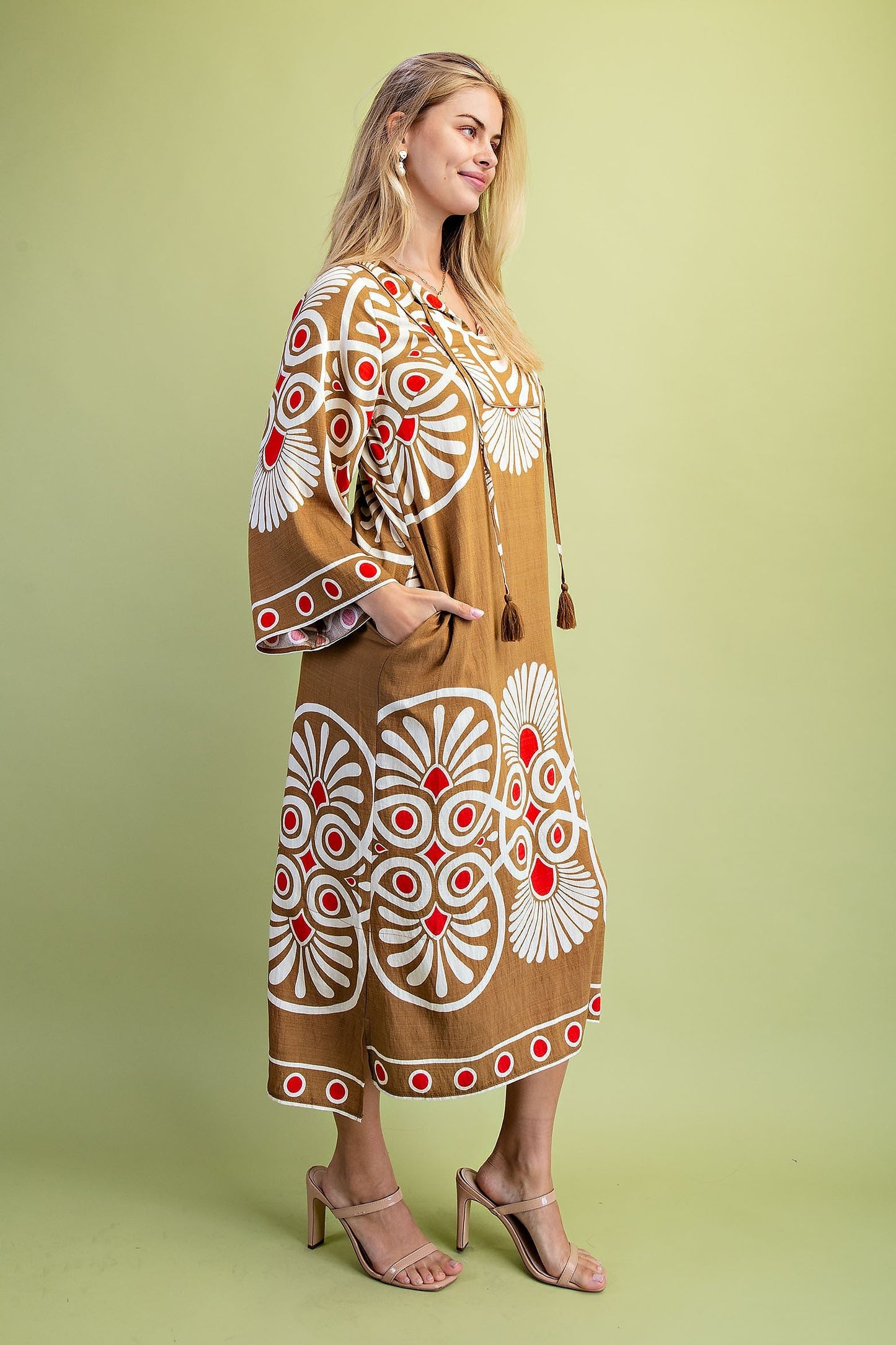 Morgan Bronze Mix Dress