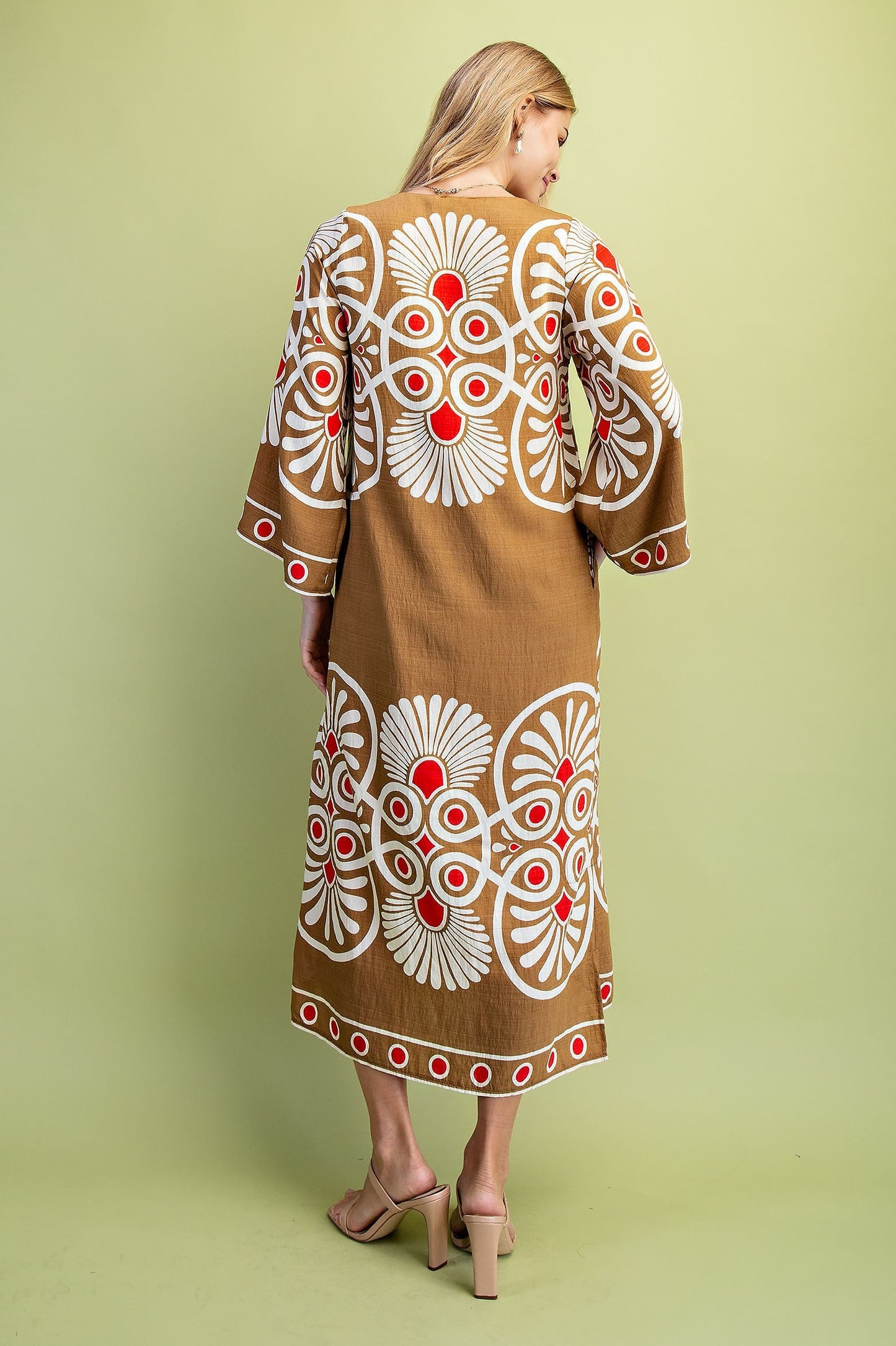 Morgan Bronze Mix Dress