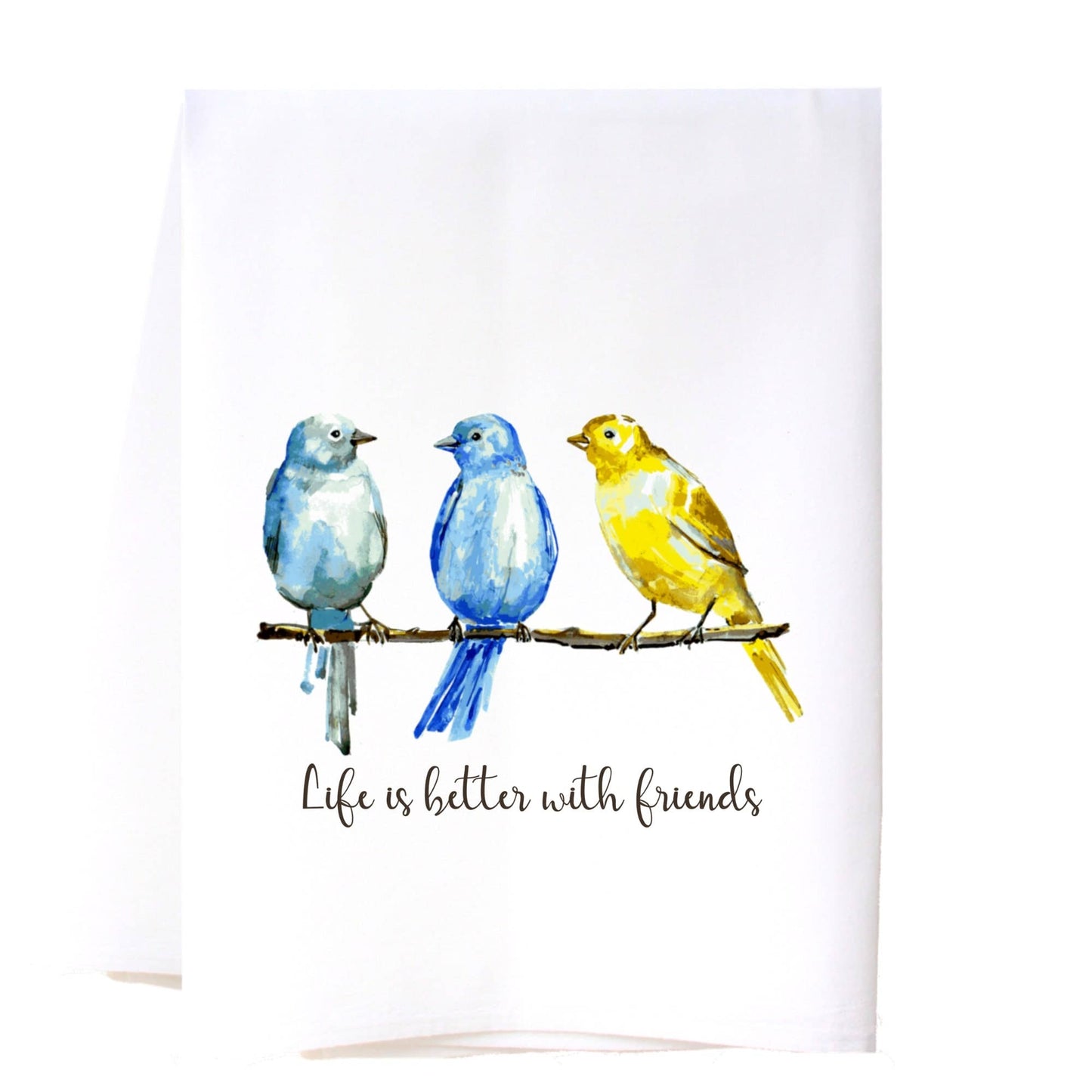 LIFE IS BETTER WITH FRIENDS FLOUR SACK TOWEL
