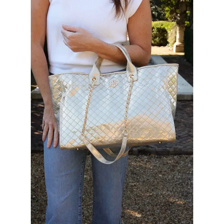 Melissa Tote Bag--Champagne Pop