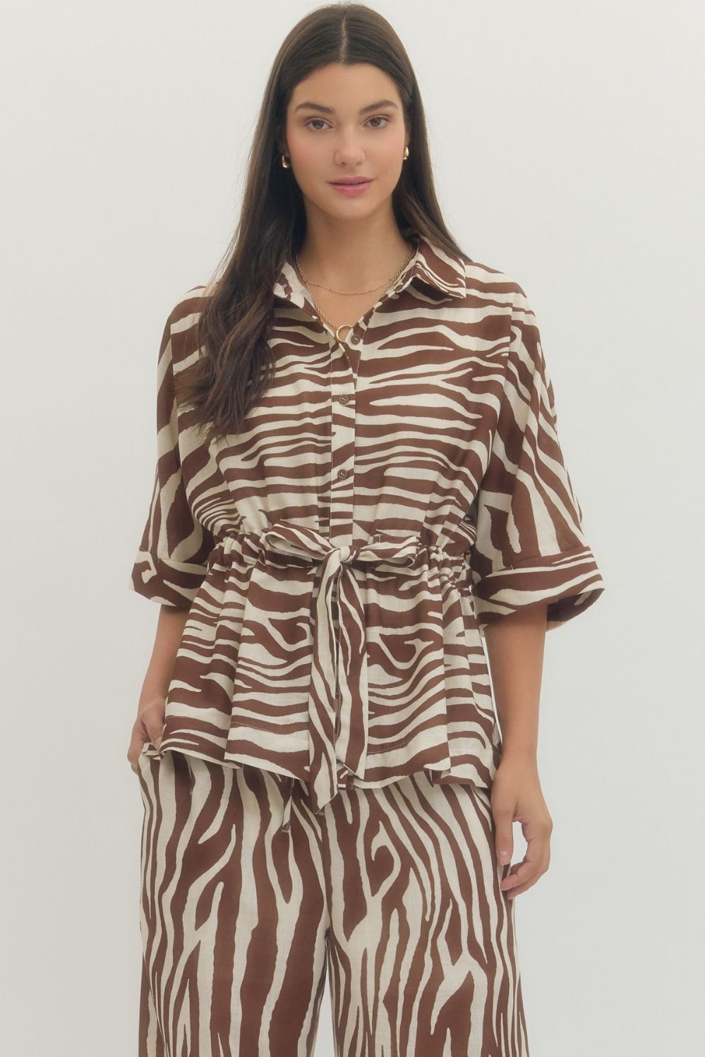 Marna Zebra Print Pants