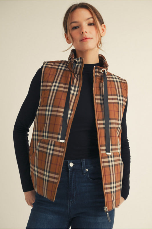 Winter Plaid Vest