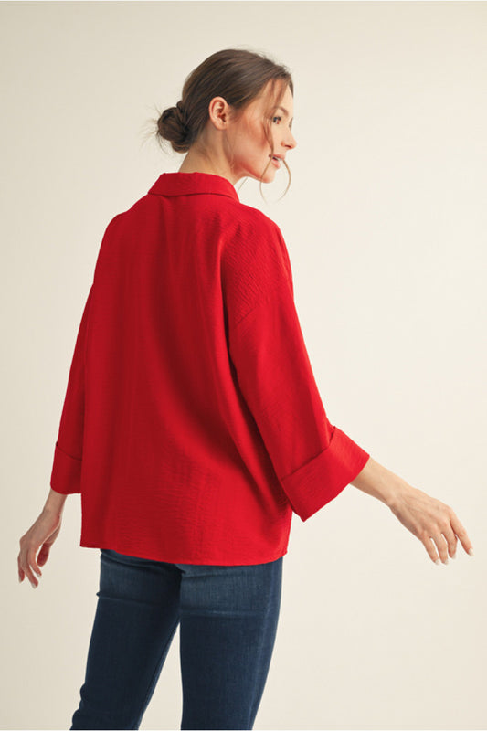 Missy 3/4 Sleeve Blouse