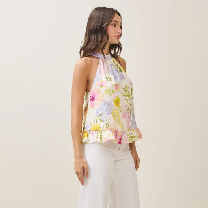 Floral Halter Top