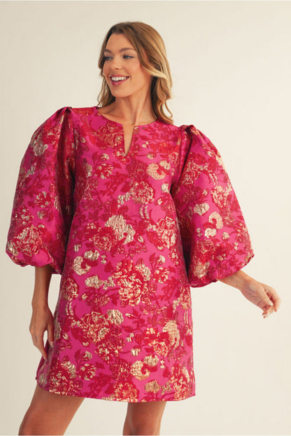 Gillian Gold Mix Dress
