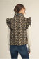 Leopard Puffer Vest