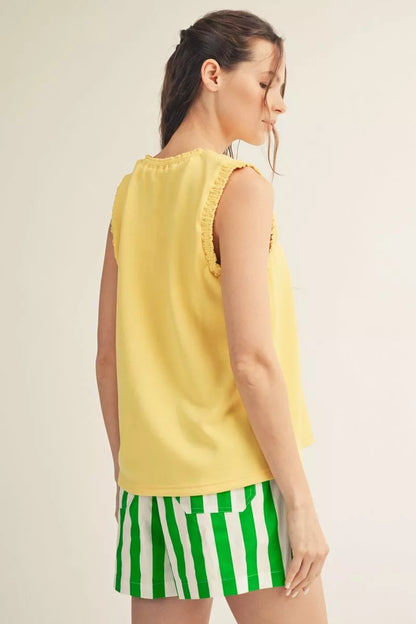 Sleeveless Summer Top
