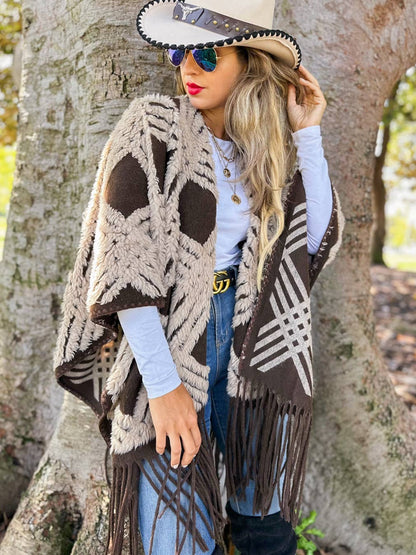 Pearl Fringe Cape
