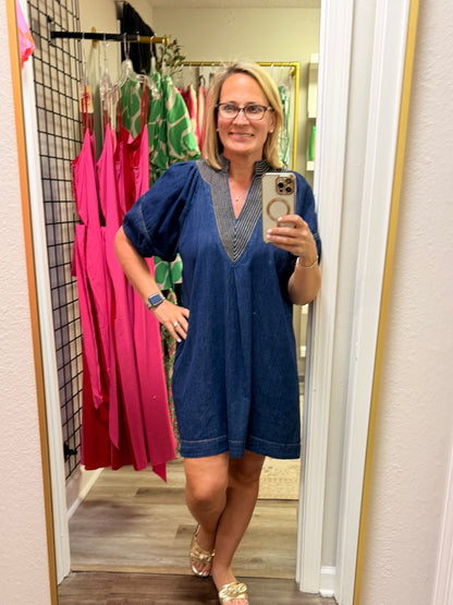 Denim Mini Dress