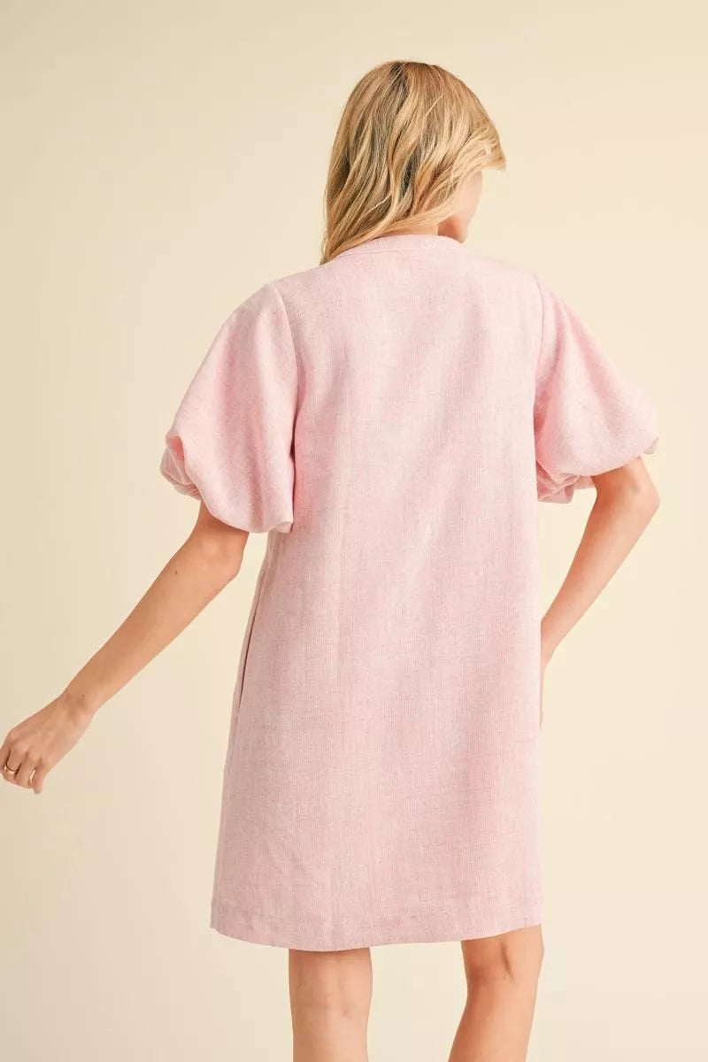 Pink Puff Dress