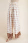 Tina Belted Wide-Leg Cheetah Pants
