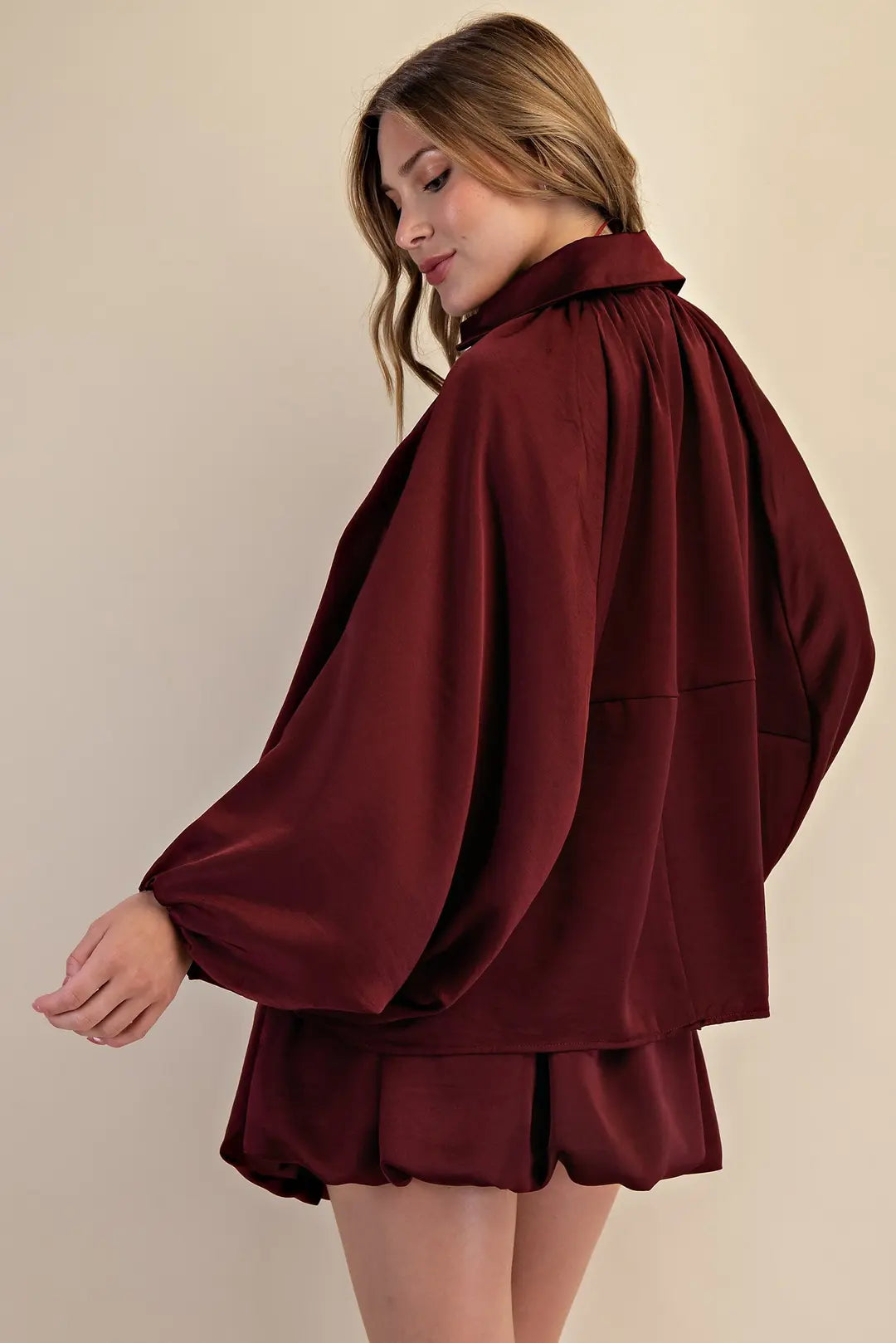 Puffed Bomber Jacket