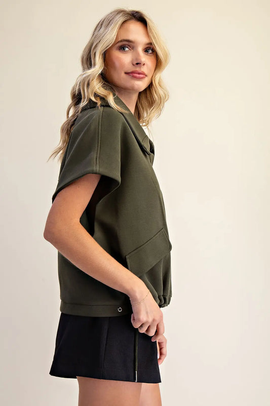 Laurel High Neck Vest