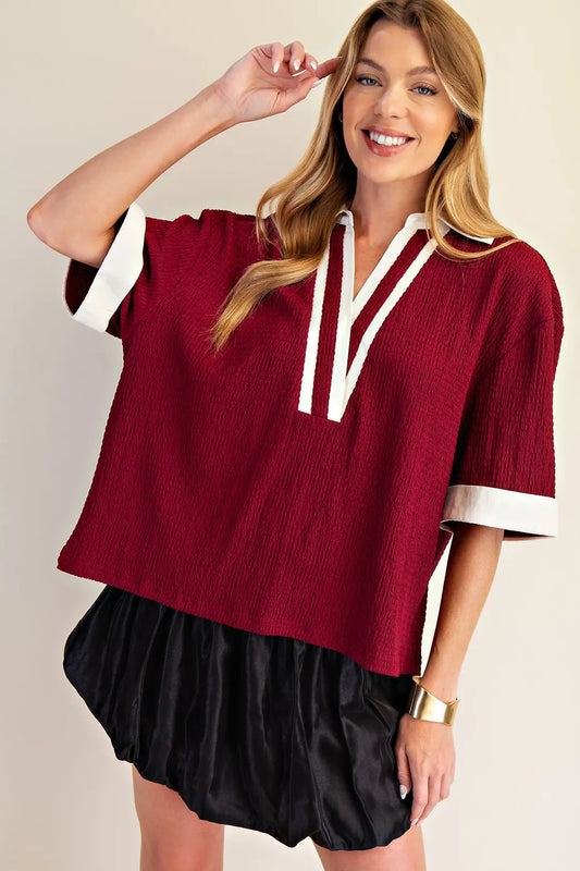Rebecca Short Sleeve Top