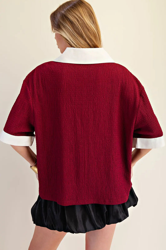 Rebecca Short Sleeve Top