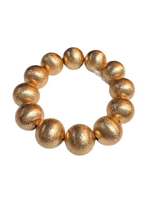 Chunky Gold Ball Bracelet