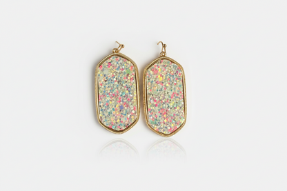 Light Pink Sparkle Earrings