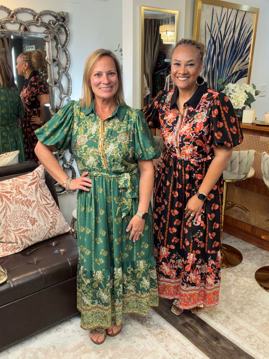 Stefanie Fall Midi Dress