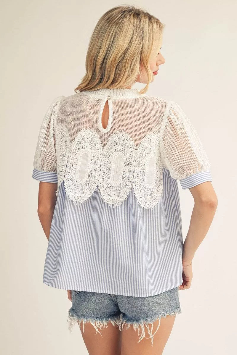 Mesh with Me Top