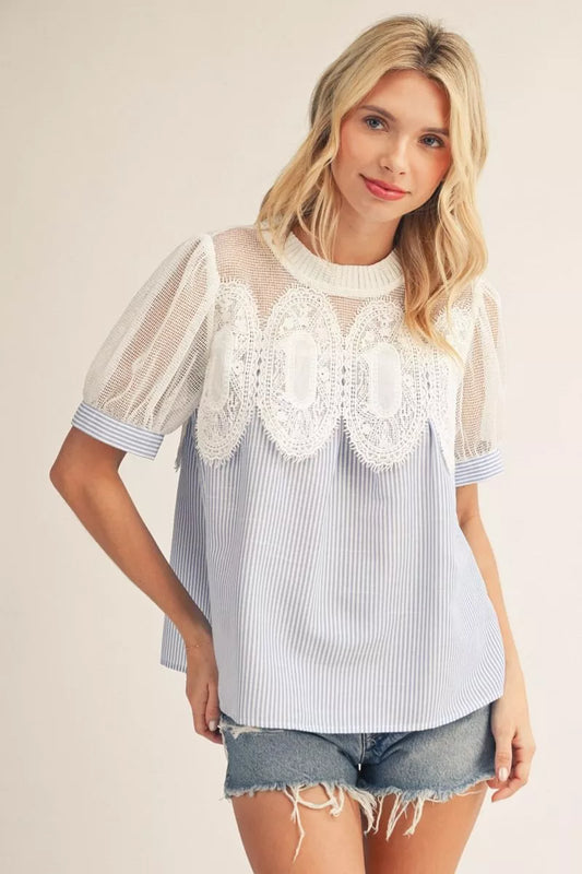 Mesh with Me Top